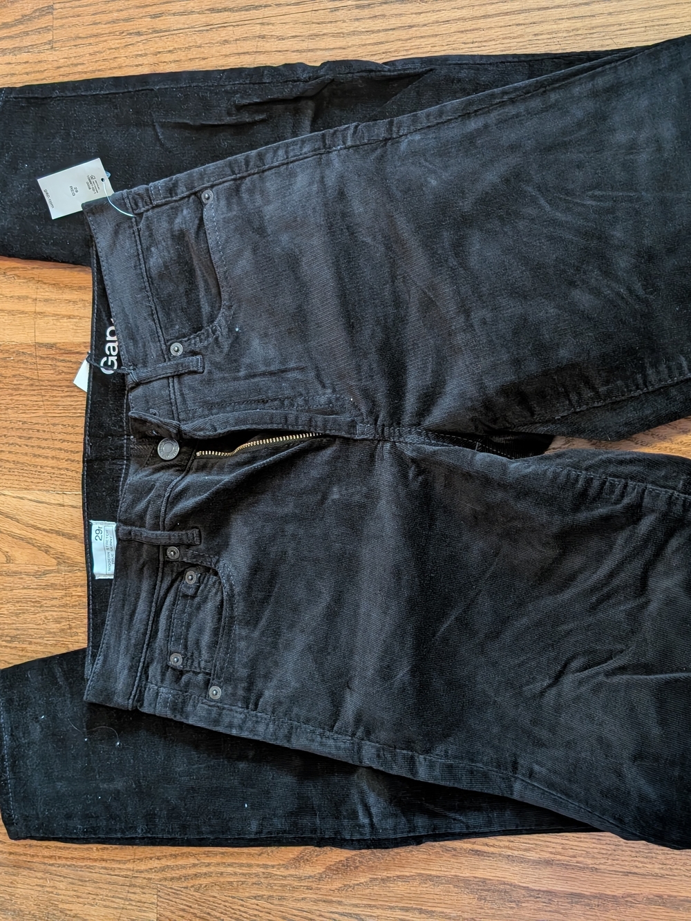 GAP Black Corduroy Pants. With Tags.